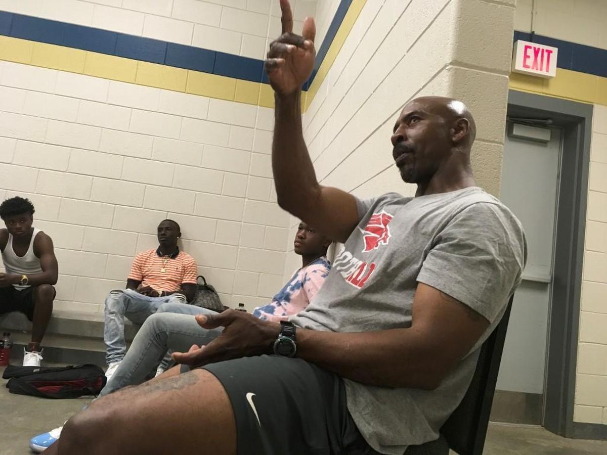 South Pointe defensive backs coach Calvin McCullough: “We don’t cover grass, do we? We cover people.”