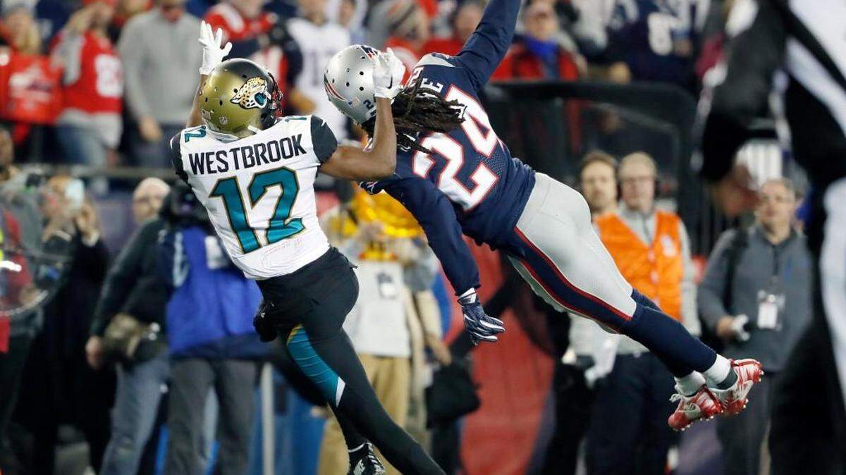 Stephon Gilmore left Buffalo to compete for Super Bowls, and he’ll have a chance to do that in two weeks after making a game-saving play to help New England beat Jacksonville on Sunday in the AFC Championship game.