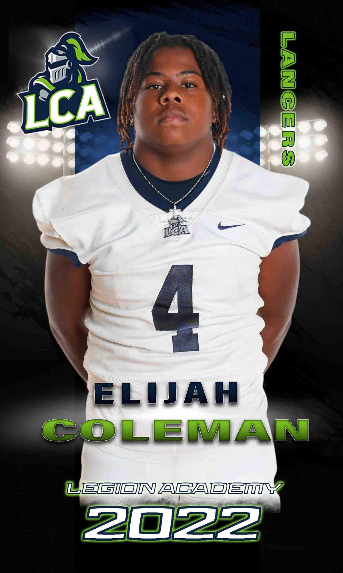 Coleman, a junior running back, has over 700 yards and 13 touchdowns on the ground this season.