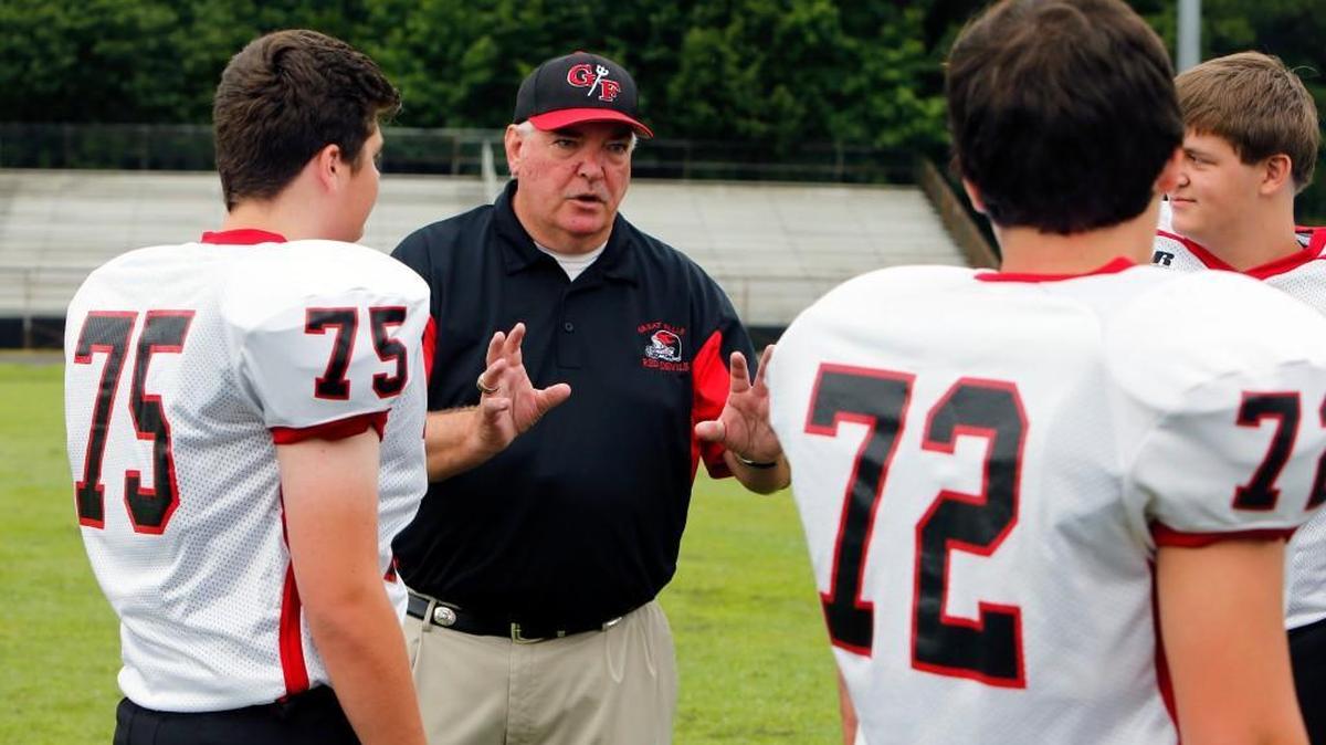 Great Falls football coach Kenneth Schofield