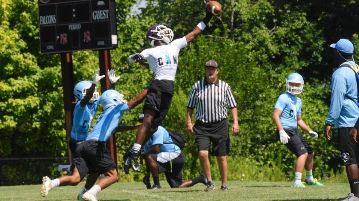 Jamario Holley is one of the top-ranked sophomore wide receiver prospects in the country. Yes, he did catch this football during the Cam Newton 7-on-7 tournament back in July.
