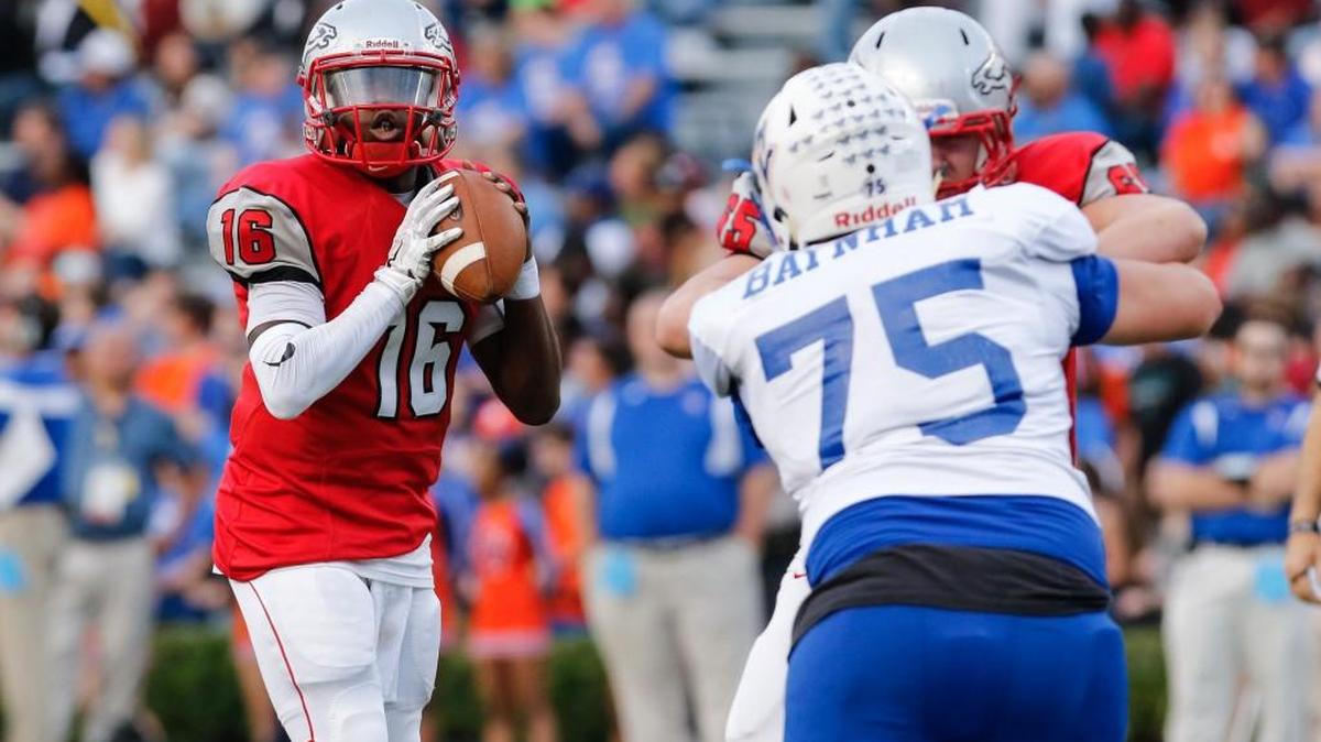 South Pointe QB Greg Ruff capped off two excellent seasons as the Stallions’ starter by winning a second straight state title, abusing opponents with his arm and his legs.