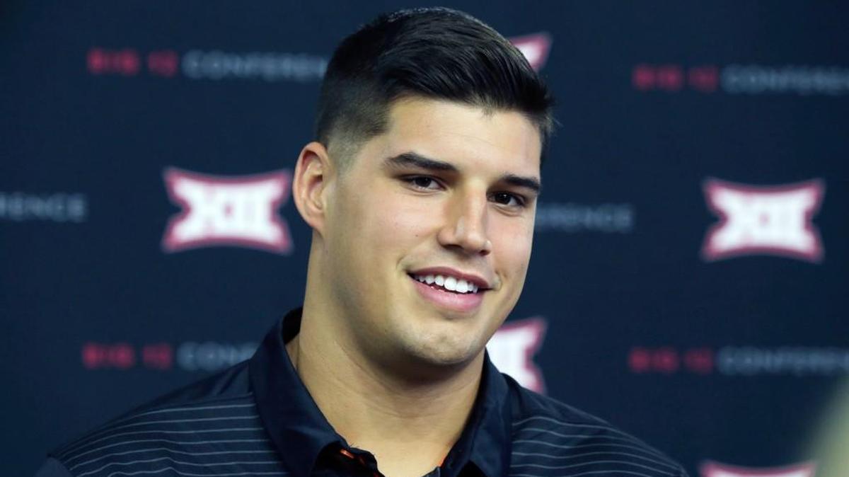Mason Rudolph is preparing for the 2018 NFL Draft in southern California.