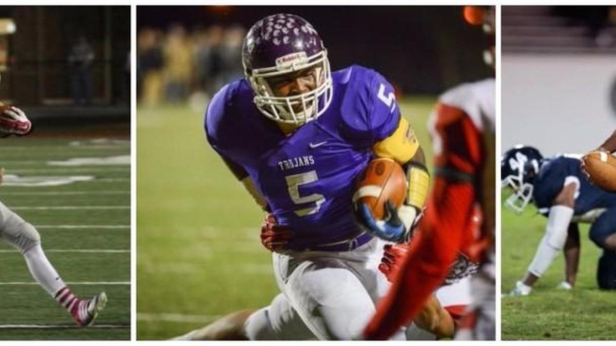Three of the top returning players in The Herald’s coverage area: (from left to right) York’s Wally Wilmore, Northwestern’s Jerry Howard and Chester’s Malik Williams.