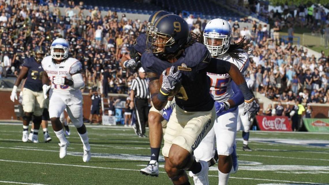 Montay Crockett’s college statistics aren’t impressive, largely because he played in a run-focused Georgia Southern offense. Crockett’s measurables are getting scouts’ attention, though.