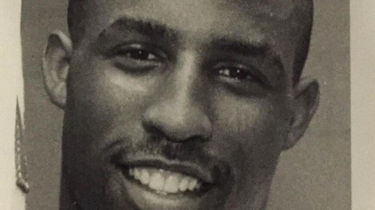 A head shot of Tim Jones from the late 1980s when he was a Shrine Bowl linebacker at Rock Hill High.