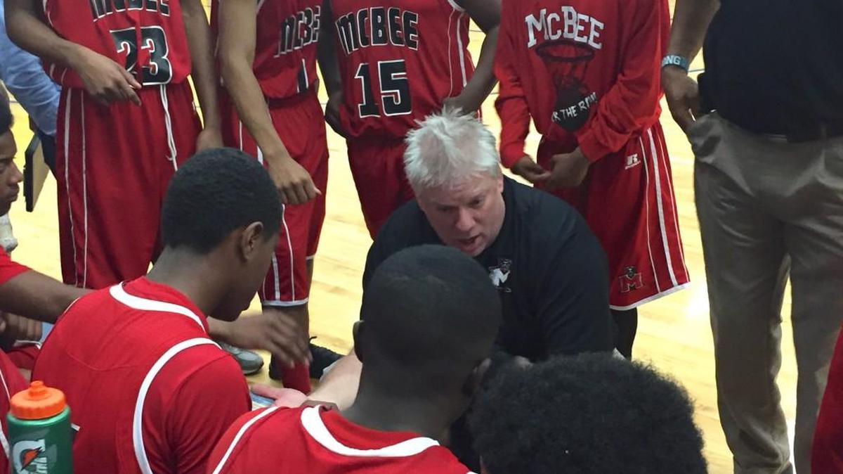 Pat Cook’s McBee squad held off Lewisville Tuesday night to stay unbeaten in Region 3-A.