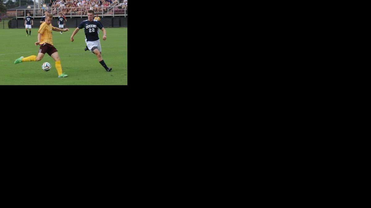 
Winthrop striker Max Hasenstab is one of nine returning starters for Winthrop men’s soccer, which expects to have a good 2015 season. The Eagles host the Manchester Cup Saturday, March 28 at Manchester Meadows.
