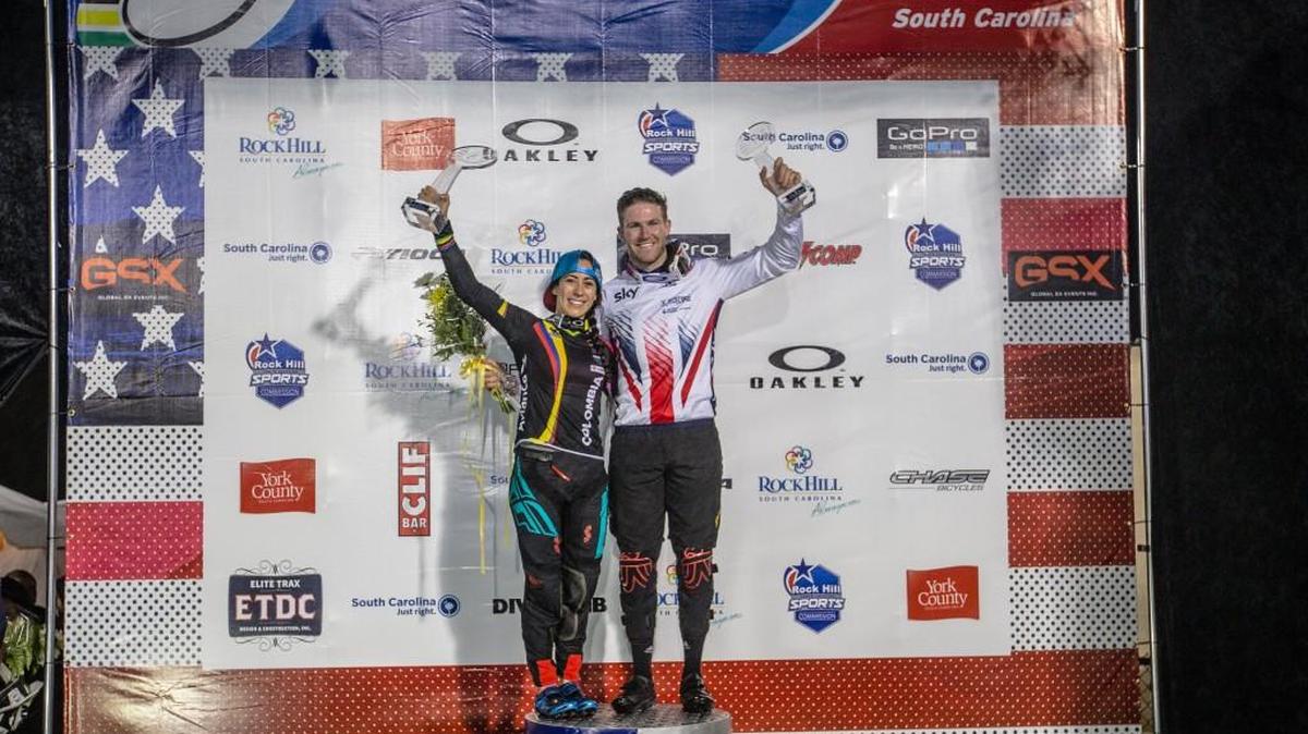 
Overall 2015 UCI BMX Supercross World Cup positions: Mariana Pajon and Liam Phillips win the World Cup.
