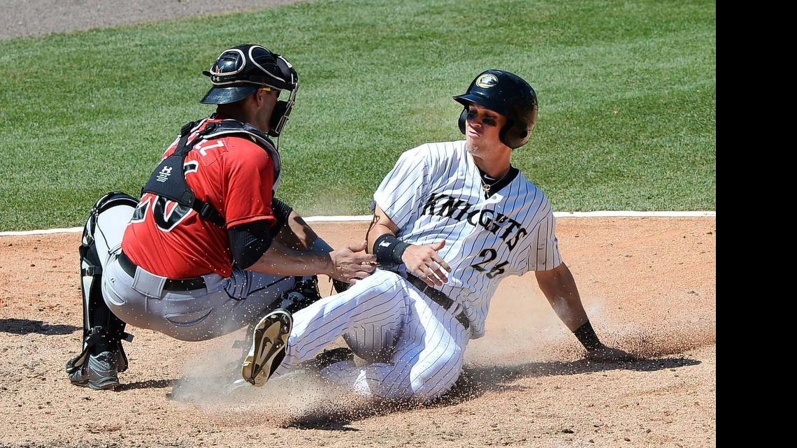 Freak accident only stalled Knights’ Tyler Colvin’s MLB dreams