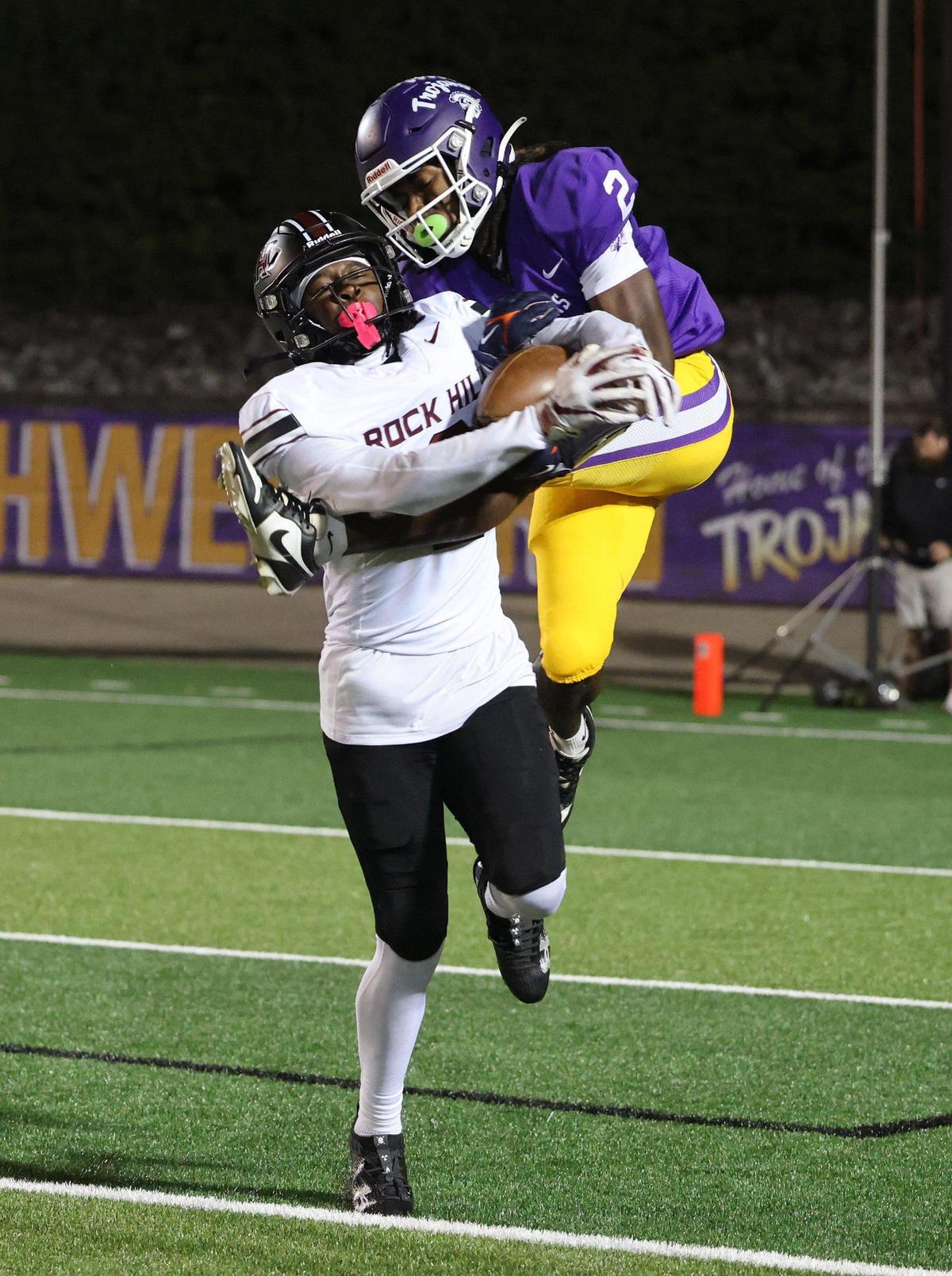 The Rock Hill Bearcats and the Northwestern Trojanks competed in varsity football Friday, Oct. 18, 2024 in Rock Hill, S.C.