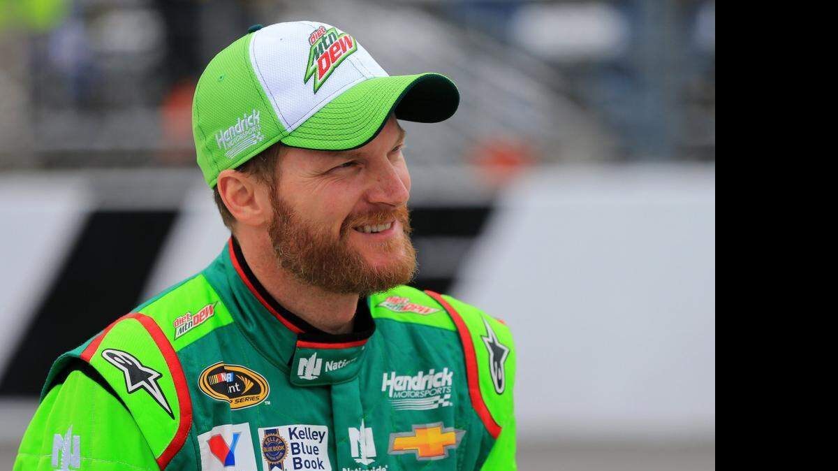 
Dale Earnhardt Jr., shown here at Martinsville Speedway in March, says he’s running well, but wants to get that first win to clinch a spot in the Chase.
