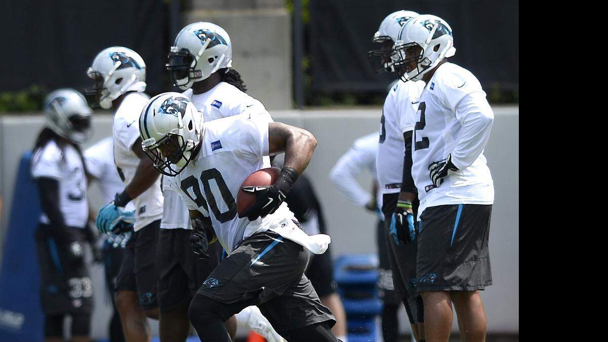 
Carolina Panthers defensive end Frank Alexander, who has tested positive for marijuana use four times in his NFL career, says he knows he can’t drop the ball again.
