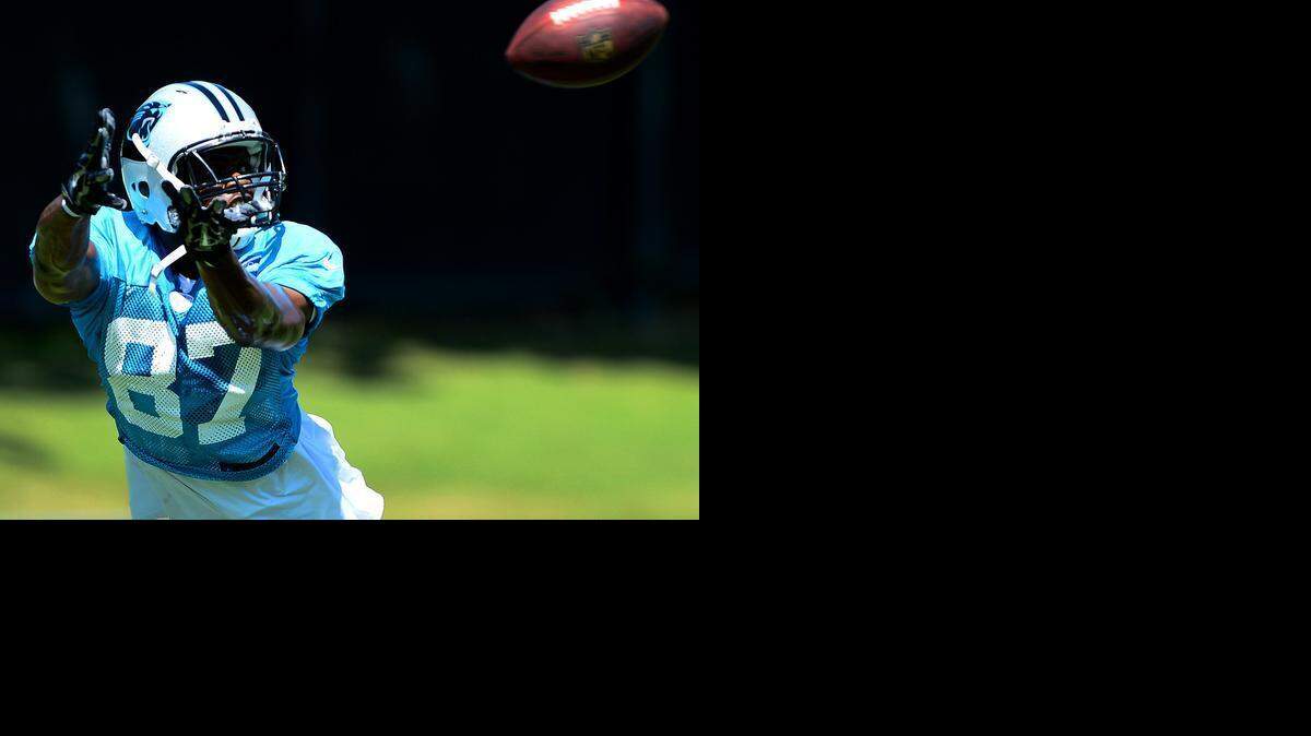 
The Panthers acquired receiver Stephen Hill last season after the New York Jets waived the former second-round draft pick. Hill spent most of the season on the practice squad bt generated some buzz among Panthers fans. 

