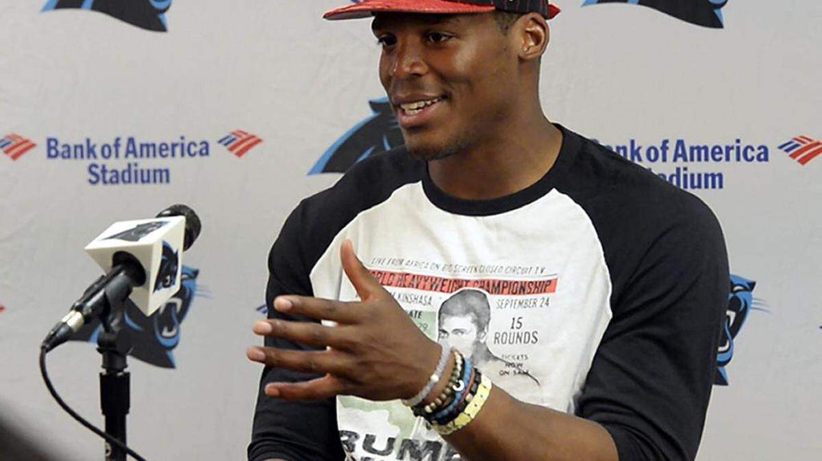
Carolina Panthers quarterback Cam Newton (1) spoke to the media after Tuesday morning’s practice at Wofford College in Spartanburg, and he expressed no regrets for Monday’s practice fight with cornerback Josh Norman, insisting it will only make both of them better. 
