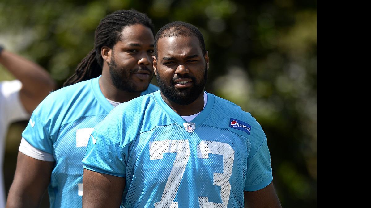 
Carolina Panthers tackle Michael Oher said Thursday he’s happy to be with teammates who know how to win, which he suggested wasn’t the case last season with the Tennessee Titans.

