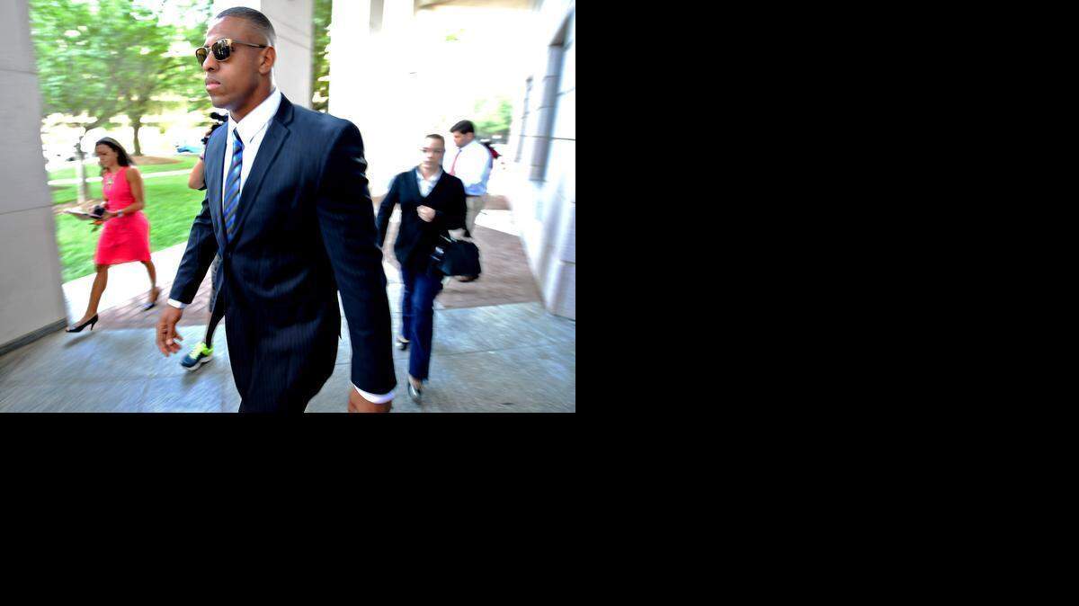 
The NFL filed suit Wednesday, seeking evidence from Greg Hardy’s earlier conviction on domestic abuse charges.
