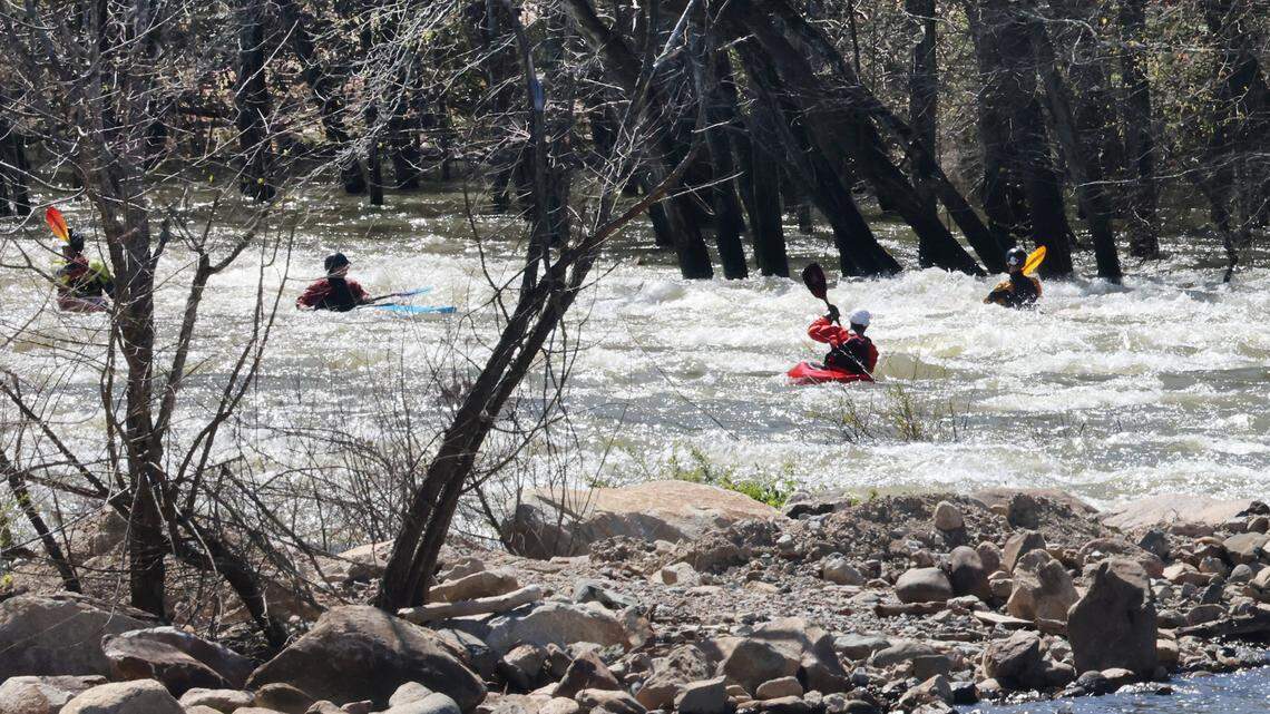 Kayakers headed to whitewater rapids in this South Carolina town will need some skill