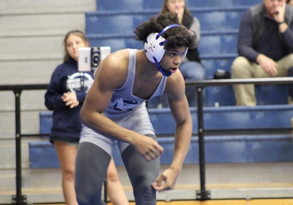 Herald file: Yannis Charles of Clover wrestling is representing the U.S. at the Pan-American Games in April 2022.