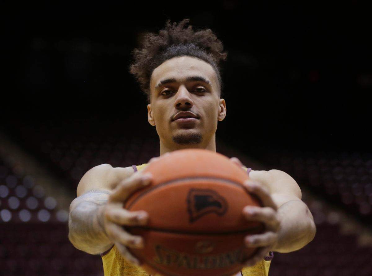 Winthrop University’s Kelton Talford is a forward on the men’s basketball team