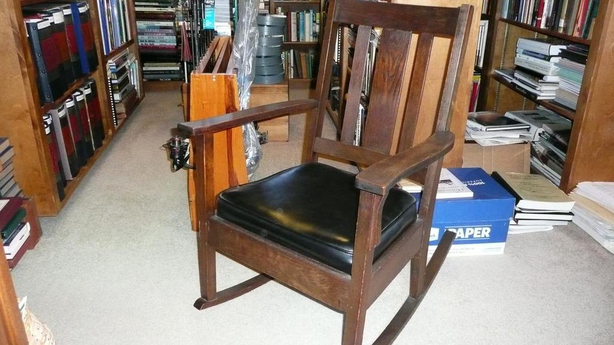 Grandpa Joe’s rocker rests two steps from where Jim Casada write his column. “I seldom sit in it, although its solid oak frame and cushioned seat are inviting. Instead, I just gaze on it and evoke memories of the old man who used it as a perch. It’s a comfort and a companion; an inspiration and a constant invitation to revisit yesteryear.” Casada says.