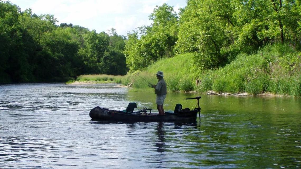 The magic of floating and fishing on the river