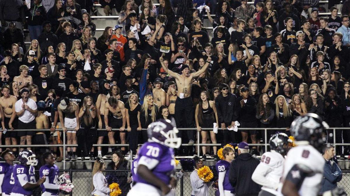 Northwestern High School fans cheer during Friday night’s football game against the Rock Hill Bearcats at Rock Hill School District Three Stadium.