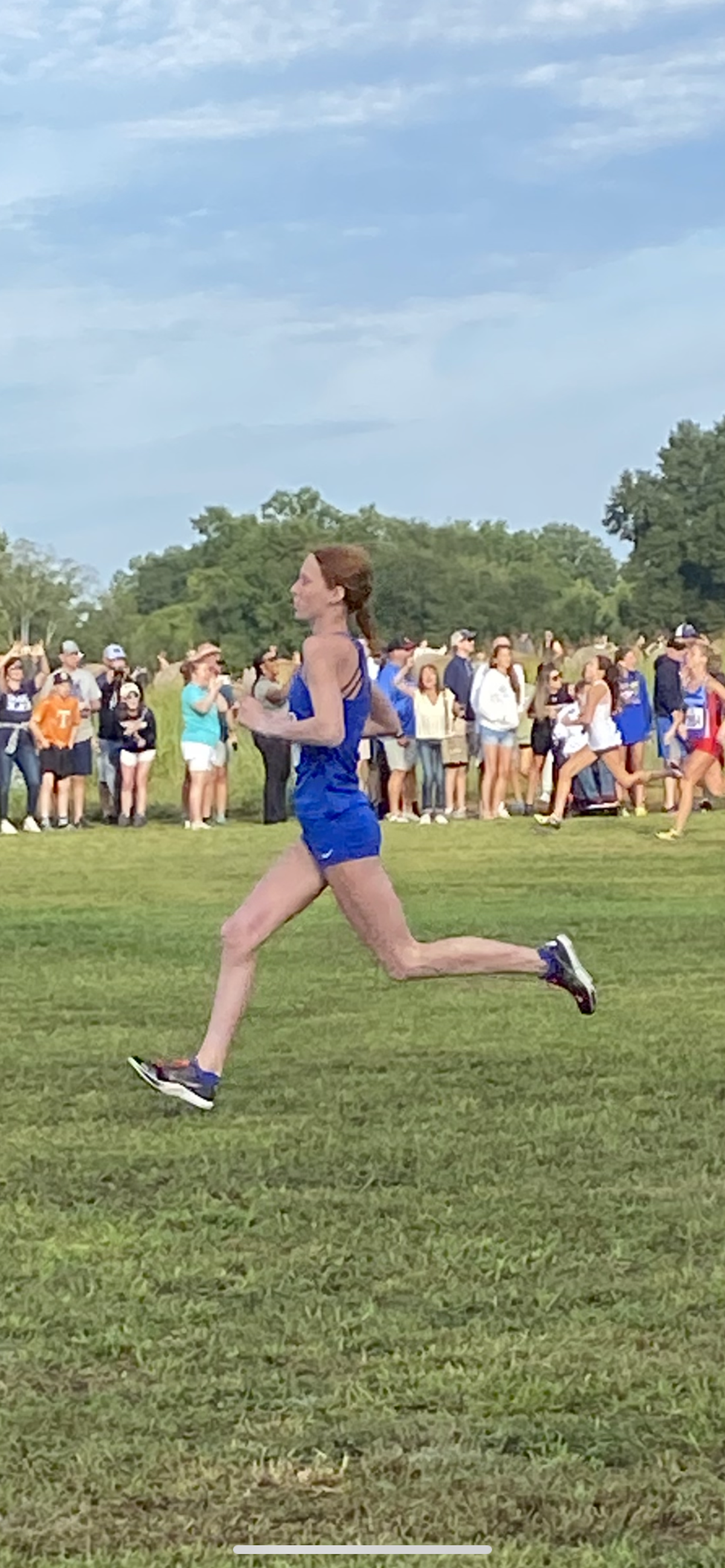 Cleveland, a sophomore, won her race by over 20 seconds.