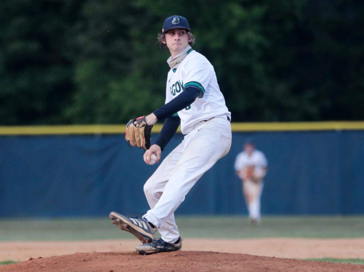 Legion’s Joey Hylinski pitches Friday against Andrew Jackson.